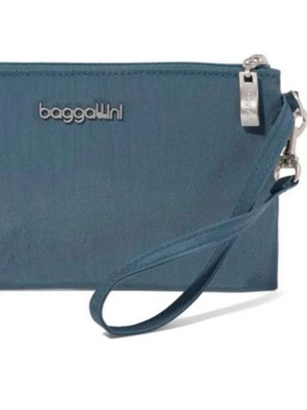 Baggallini Blue Wristlet Wallet RFID